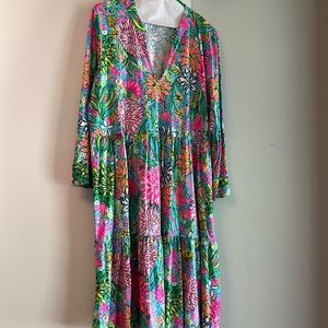 Alaina 3/4 sleeve cotton knit dress. Worn once